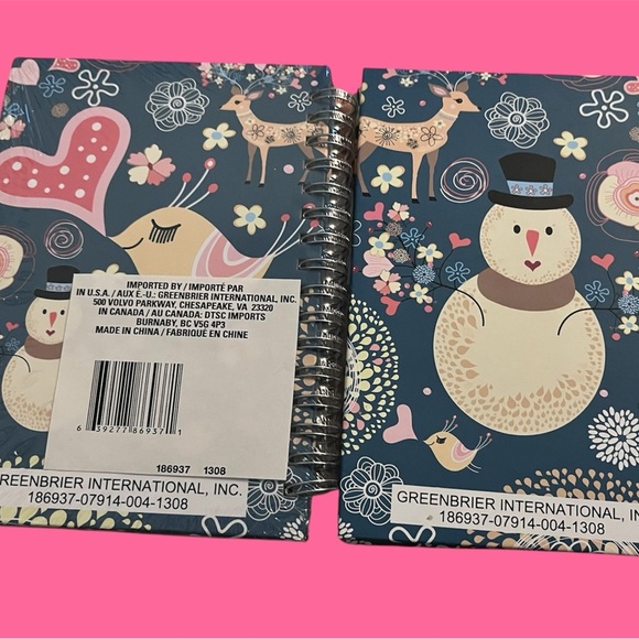 Whimsical Snowman and Bird Notebooks - Picture 4 of 4